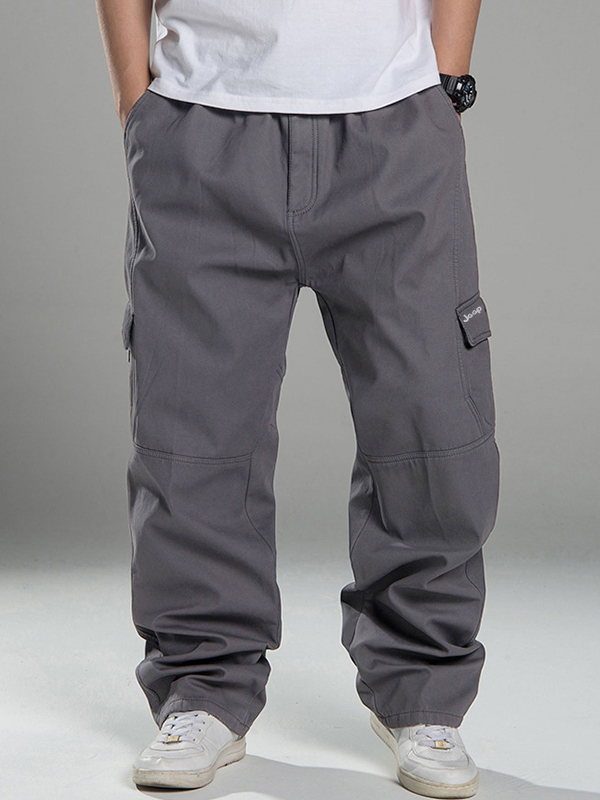 Mit Fleece gefütterte Freizeit-Cargohose für Herren-1